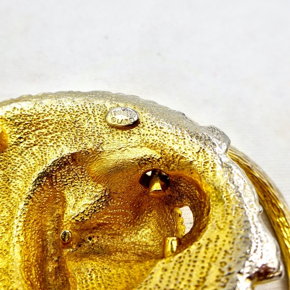 KENNETH LANE Pin Pendant Lion Head Door Knocker - Picture 7 of 7